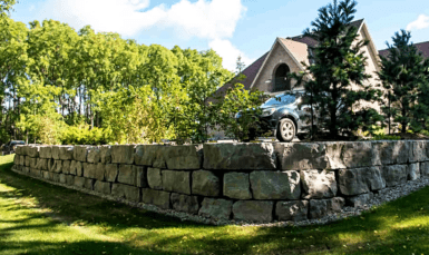 Gallery armour retaining wall Don Valley Stone