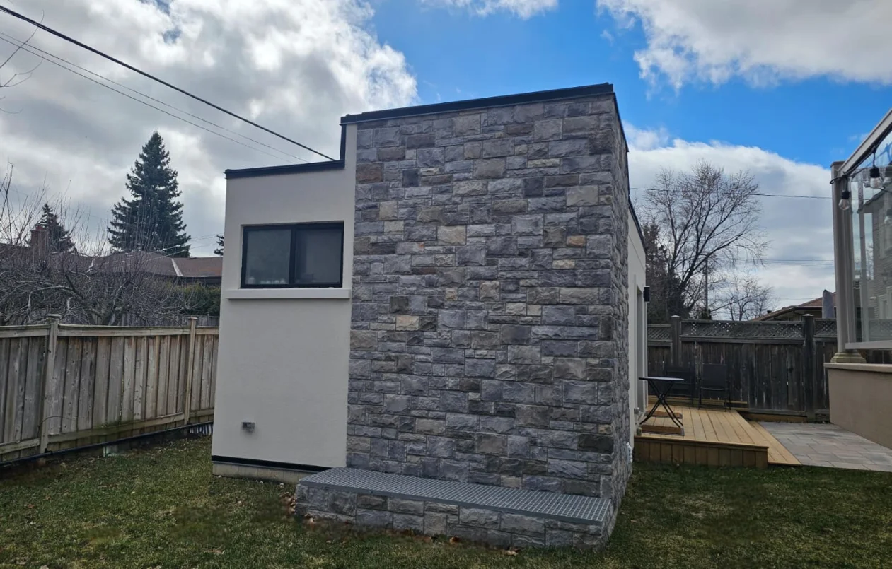 Home addition garden suite Don Valley Stone